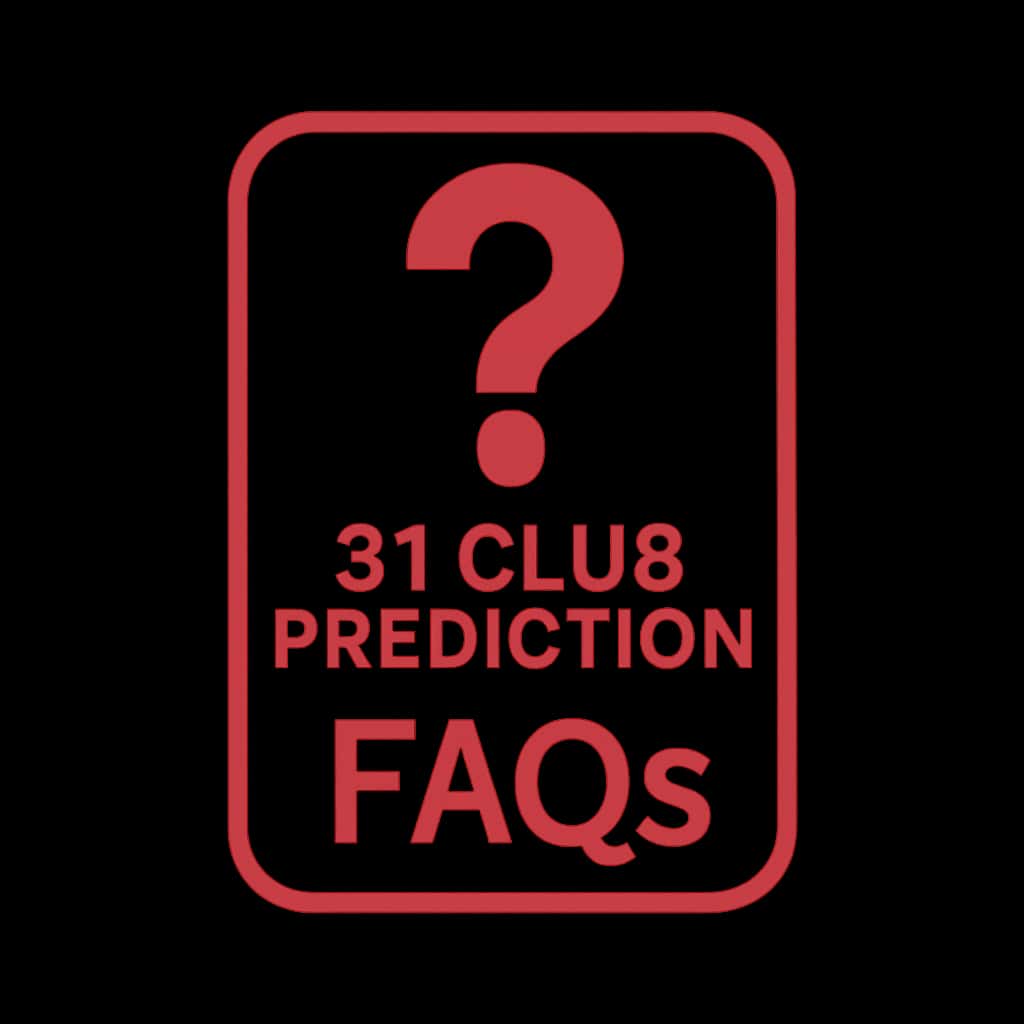 Badge representing 91 Club Prediction FAQs.
