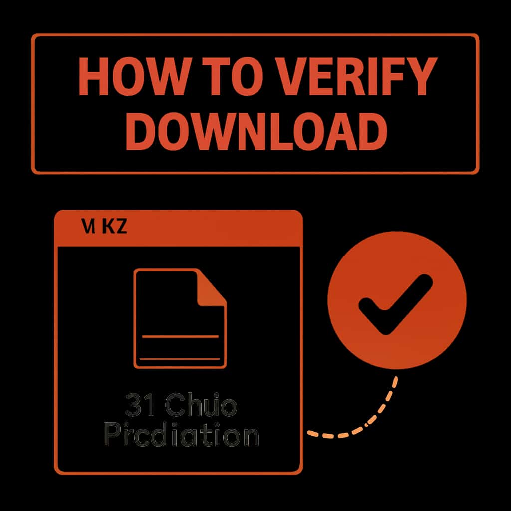 An educational illustration about verifying the download of the 91 Club Prediction app.