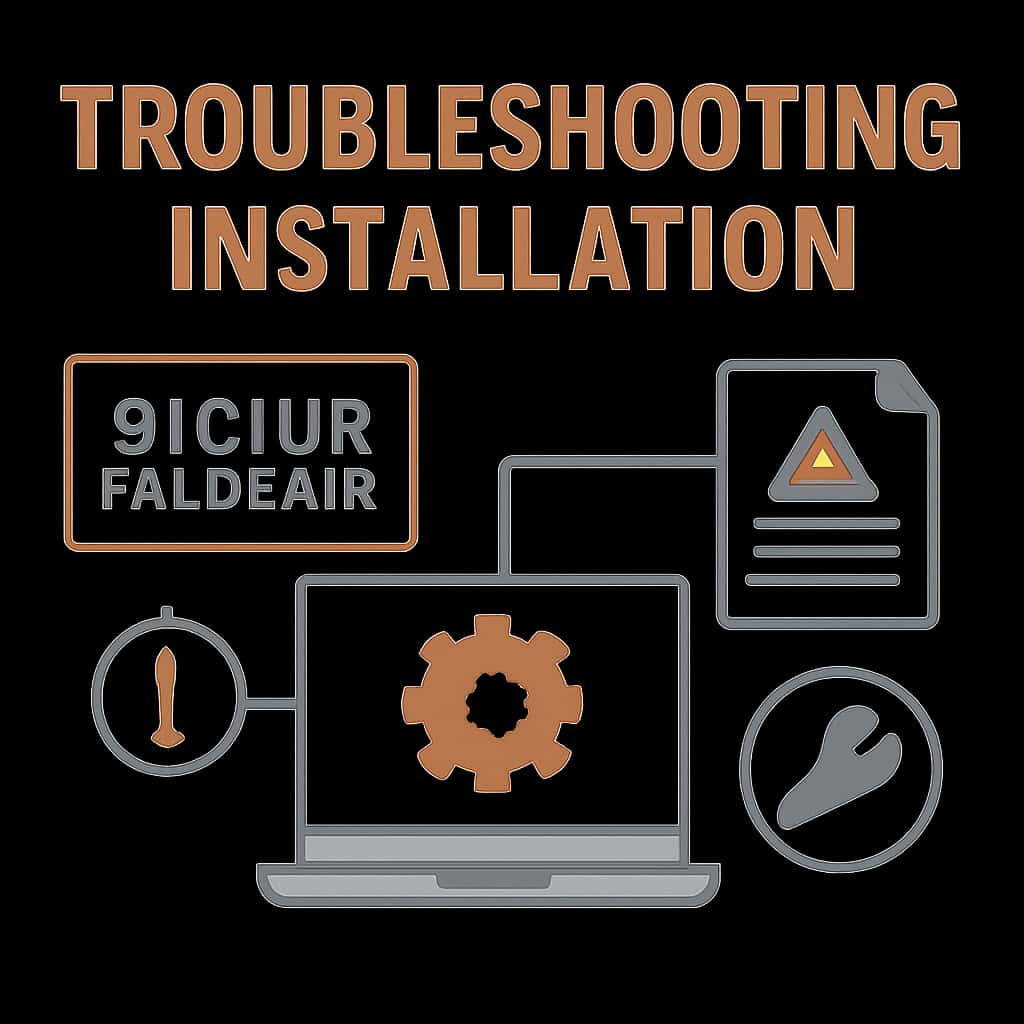 Diagram explaining troubleshooting steps for 91 Club Prediction installation.